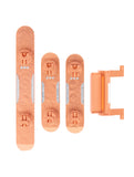 Replacement Hard Buttons (Power / Volume / Switch) Compatible with Apple iPhone XR (Coral)