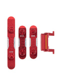 Replacement Hard Buttons (Power / Volume / Switch) Compatible with Apple iPhone XR (Red)