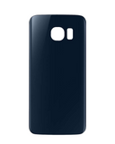 Replacement Back Cover Glass Compatible with Samsung Galaxy S6 (No Logo) (Aftermarket Plus) (Black Sapphire)