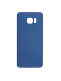 Replacement Back Cover Glass Compatible with Samsung Galaxy S6 Edge (No Logo) (Aftermarket Plus) (Black Sapphire)