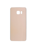 Replacement Back Cover Glass Compatible with Samsung Galaxy S6 Edge (No Logo) (Aftermarket Plus) (Gold)