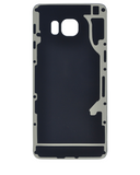 Replacement Back Cover Glass Compatible with Samsung Galaxy S6 Edge Plus (No Logo) (Aftermarket Plus) (White Pearl)