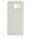 Replacement Back Cover Glass Compatible with Samsung Galaxy S6 Edge Plus (No Logo) (Aftermarket Plus) (White Pearl)