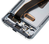 Replacement OLED Assembly With Frame Compatible with Samsung Galaxy S20 4G / 5G (Non-Verizon 5G UW Frame) (Refurbished) (Cloud Blue)