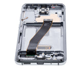 Replacement OLED Assembly With Frame Compatible with Samsung Galaxy S20 5G (Verizon 5G UW Frame Only) (Refurbished) (Cloud White)