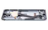 Replacement OLED Assembly With Frame Compatible with Samsung Galaxy S20 5G (Verizon 5G UW Frame Only) (Refurbished) (Cloud White)