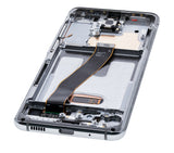 Replacement OLED Assembly With Frame Compatible with Samsung Galaxy S20 5G (Verizon 5G UW Frame Only) (Refurbished) (Cloud White)