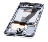 Replacement OLED Assembly With Frame Compatible with Samsung Galaxy S20 5G (Verizon 5G UW Frame Only) (Refurbished) (Cloud White)