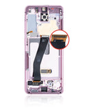 Replacement OLED Assembly With Frame Compatible with Samsung Galaxy S20 5G (Verizon 5G UW Frame Only) (Refurbished) (Cloud Pink)