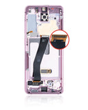 Replacement OLED Assembly With Frame Compatible with Samsung Galaxy S20 5G (Verizon 5G UW Frame Only) (Service Pack) (Cloud Pink)