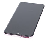 Replacement OLED Assembly With Frame Compatible with Samsung Galaxy S20 5G (Verizon 5G UW Frame Only) (Service Pack) (Cloud Pink)