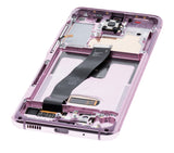 Replacement OLED Assembly With Frame Compatible with Samsung Galaxy S20 5G (Verizon 5G UW Frame Only) (Service Pack) (Cloud Pink)