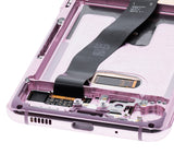 Replacement OLED Assembly With Frame Compatible with Samsung Galaxy S20 5G (Verizon 5G UW Frame Only) (Service Pack) (Cloud Pink)