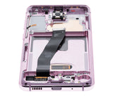 Replacement OLED Assembly With Frame Compatible with Samsung Galaxy S20 5G (Verizon 5G UW Frame Only) (Service Pack) (Cloud Pink)