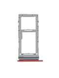 Replacement Dual Sim Card Tray Compatible with Samsung Galaxy S20 / S20 Plus / S20 Ultra 5G (Cosmic Red)