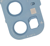 Replacement Back Camera Lens With Cover Bezel Ring Compatible with Samsung Galaxy S20 / S20 5G (Cloud Blue)