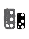 Replacement Back Camera Lens With Cover Bezel Ring Compatible with Samsung Galaxy S20 / S20 5G (Cosmic Gray)