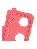Replacement Back Camera Lens With Cover Bezel Ring Compatible with Samsung Galaxy S20 / S20 5G (Red)