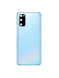 Replacement Back Cover Glass With Camera Lens Compatible with Samsung Galaxy S20 5G (No Logo) (Aftermarket Plus) (Cloud Blue)