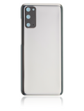 Replacement Back Cover Glass With Camera Lens Compatible with Samsung Galaxy S20 5G (No Logo) (Aftermarket Plus) (Cosmic Gray)