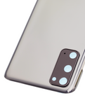Replacement Back Cover Glass With Camera Lens Compatible with Samsung Galaxy S20 5G (No Logo) (Aftermarket Plus) (Cosmic Gray)
