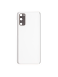 Replacement Back Cover Glass With Camera Lens Compatible with Samsung Galaxy S20 5G (No Logo) (Aftermarket Plus) (Cloud White)
