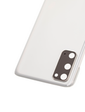 Replacement Back Cover Glass With Camera Lens Compatible with Samsung Galaxy S20 5G (No Logo) (Aftermarket Plus) (Cloud White)