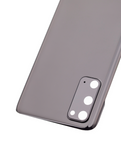 Replacement Back Cover Glass With Camera Lens Compatible with Samsung Galaxy S20 5G (No Logo) (Aftermarket Plus) (Cosmic Black)