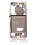 Replacement Mid-Frame Housing Compatible with Samsung Galaxy S21 5G (Phantom Pink)