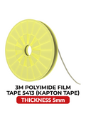 Heat Resistant Kapton Polyimide Tape (5MM x 33M) (3M Model # 5413) Compatible with 3M