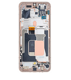 Replacement OLED Assembly With Frame Compatible with LG V60 ThinQ 5G UW (Verizon Model) (Refurbished) (Classy Blue / Gold Frame)