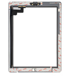 Replacement Digitizer Compatible with Apple iPad 2 (Home Button Pre-Installed) (Aftermarket Plus) (White)