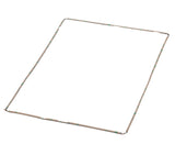 Replacement Frame With Adhesive Compatible with Apple iPad 2 (Black)