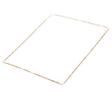 Replacement Frame With Adhesive Compatible with Apple iPad 2 (White)