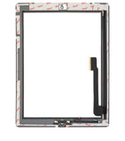 Replacement Digitizer Compatible with Apple iPad 3 / iPad 4 (Home Button Pre-Installed For iPad 4) (Aftermarket Plus) (White)