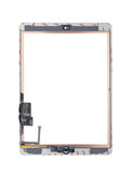 Replacement Digitizer Compatible with Apple iPad Air 1 / iPad 5 (2017) (Home Button Pre-Installed For iPad Air 1) (Aftermarket Plus) (White)