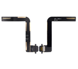 Replacement Charging Port Flex Cable Compatible with Apple iPad Air 1 / iPad 5 (2017) / iPad 6 (2018) (Soldering Required) (Aftermarket Plus) (Black)