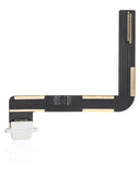 Replacement Charging Port Flex Cable Compatible with Apple iPad Air 1 / iPad 5 (2017) / iPad 6 (2018) (Soldering Required) (Aftermarket Plus) (White)