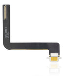 Replacement Charging Port Flex Cable Compatible with Apple iPad Air 1 / iPad 5 (2017) / iPad 6 (2018) (Soldering Required) (Aftermarket Plus) (White)