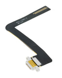 Replacement Charging Port Flex Cable Compatible with Apple iPad Air 1 / iPad 5 (2017) / iPad 6 (2018) (Soldering Required) (Aftermarket Plus) (White)