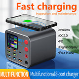 Replacement Dianba No.1 22W 8-Port Charger with Wireless Charger and Power Supply Built In (MaAnt) Compatible with MaAnt