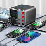 Replacement Dianba No.1 22W 8-Port Charger with Wireless Charger and Power Supply Built In (MaAnt) Compatible with MaAnt
