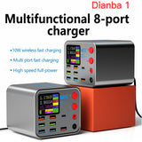 Replacement Dianba No.1 22W 8-Port Charger with Wireless Charger and Power Supply Built In (MaAnt) Compatible with MaAnt