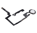 Replacement Home Button With Flex Compatible with Apple iPad Mini 3 (White)