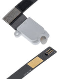 Replacement Headphone Jack With Flex Cable Compatible with Apple iPad Mini 4 (WiFi Only) (White)