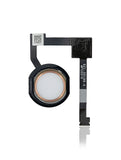 Replacement Home Button With Flex Compatible with Apple iPad Mini 4 (Gold)