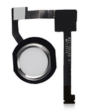 Replacement Home Button With Flex Compatible with Apple iPad Mini 4 (Silver)