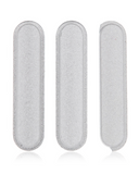 Replacement Hard Buttons Set (Power / Volume) Compatible with Apple iPad Pro 12.9" 1st Gen (2015) / iPad Air 2 (Silver)