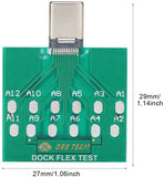 Replacement Type-C Male Connector Breakout Board Compatible with Others