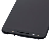 Replacement LCD Assembly With Frame Compatible with Revvl T-Mobile Revvl 2 (5052W / 2019) (Refurbished) (Black)